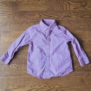 Vineyard Vines Kids Checkered flannel Shirt - Pink and Blue sz.3T